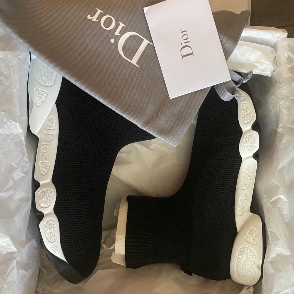 Technical knit sneakers